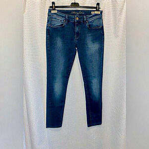 Women’s MAVI Alexa mid-rise skinny stretchy dark‎ blue jeans size 29